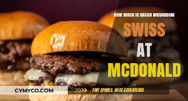 Bacon Mushroom Swiss Burger Price at McDonald's: A Tasty Breakdown