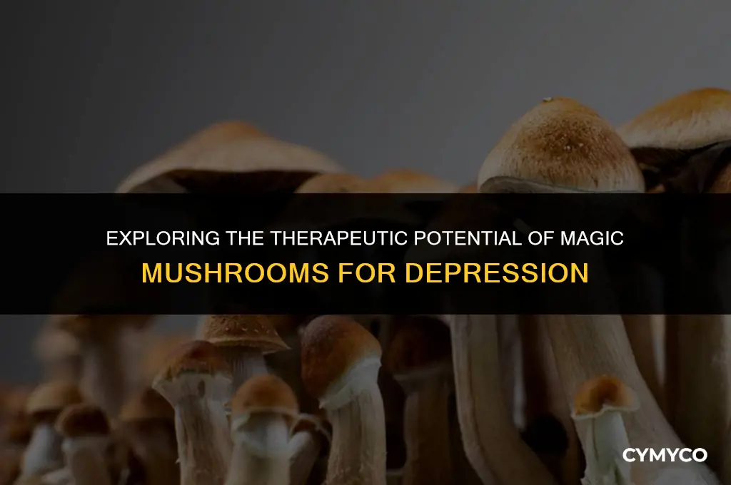 how much magic mushroom for depression