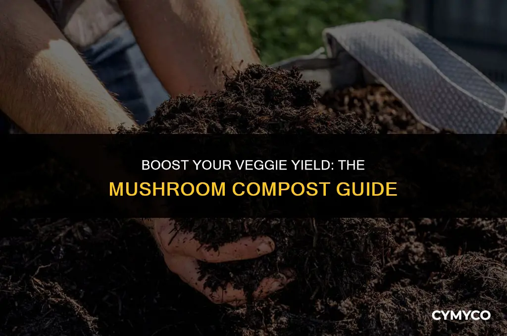 how much mushroom compost for vegetable garden