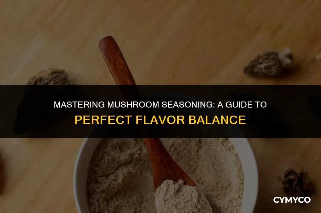 how much mushroom seasoning to use