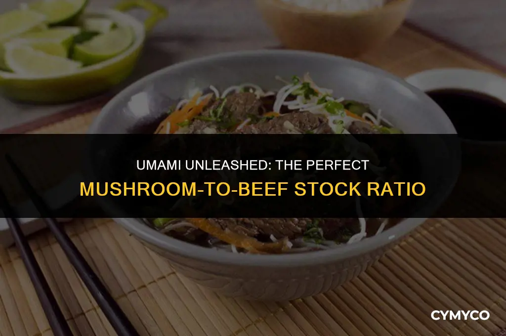 how much mushrooms in beef stock