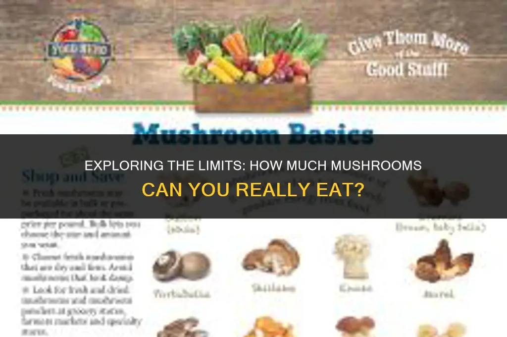 how much mushrooms is a lot