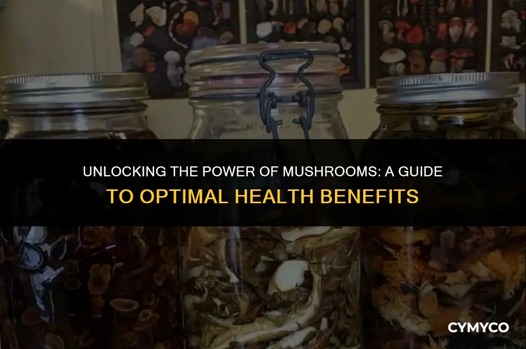how much mushrooms to eat for health