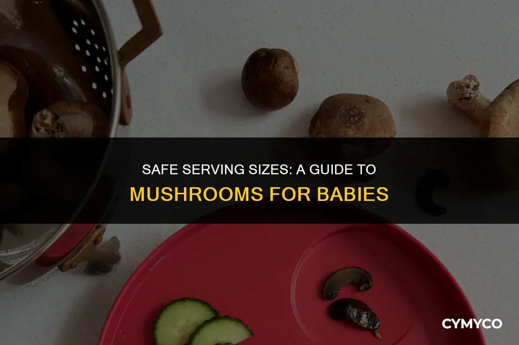 how much mushrooms to give to baby