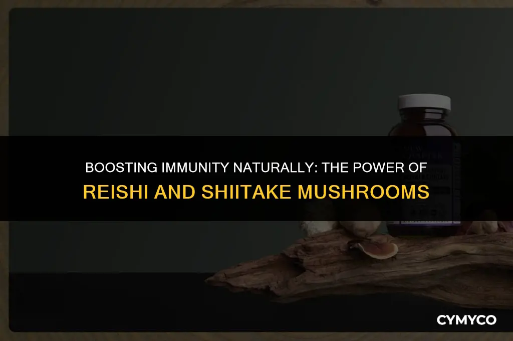 how mushrooms like reishi and shiitake support immunity