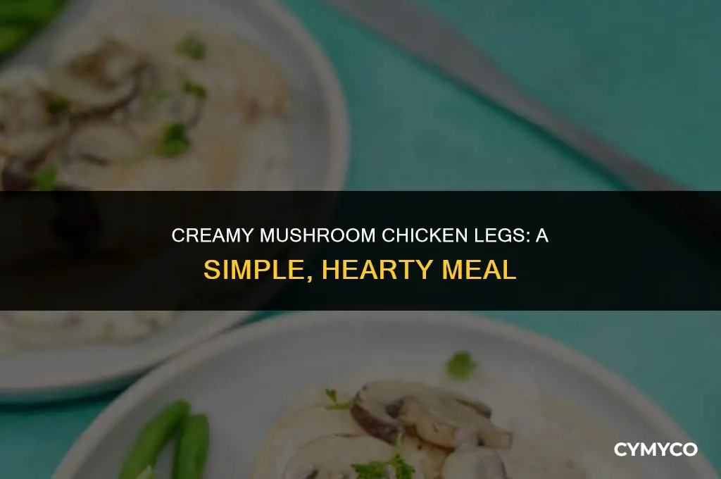 how to bake chicken legs with cream of mushroom soup