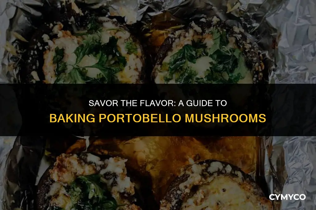 how to bake portobello mush