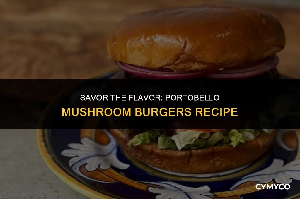 how to bake portobello mushroom burgers