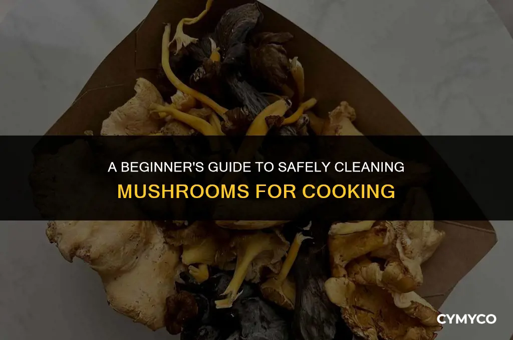 how to clean mushrooms before use