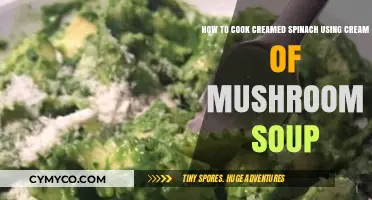 Creamy Spinach Delight: A Simple Recipe Using Cream of Mushroom Soup