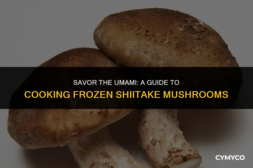 how to cook frozen shiitake mushrooms