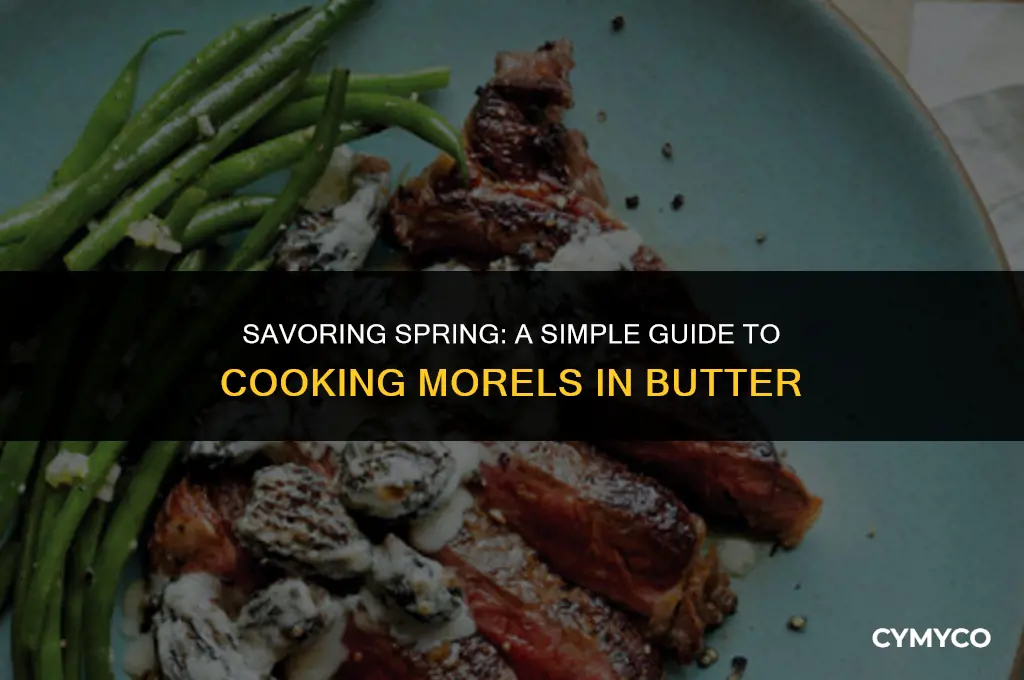 how to cook morels in butter
