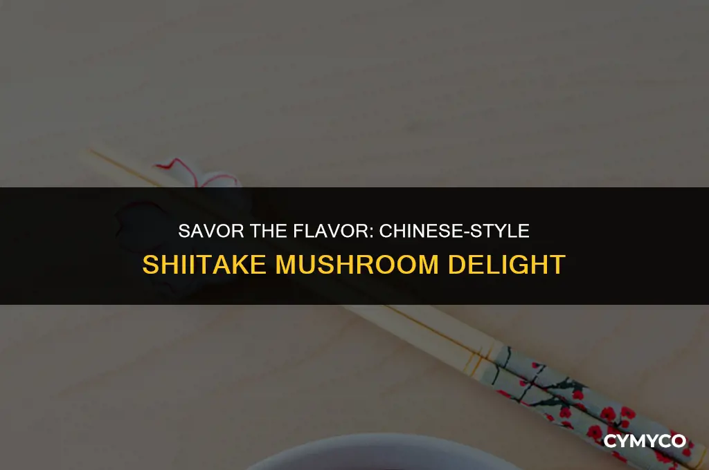 how to cook shiitake mushrooms chinese style