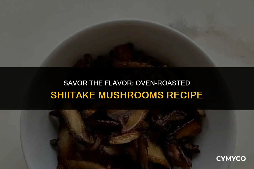 how to cook shiitake mushrooms in oven