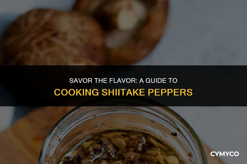 how to cook shiitake peppers