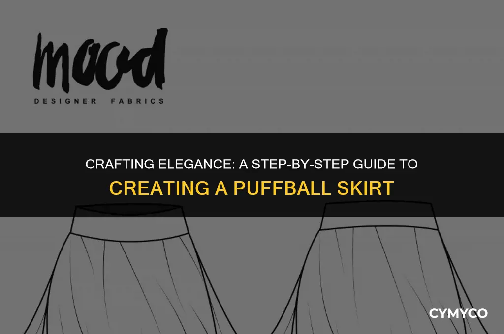 how to create a puffball skirt