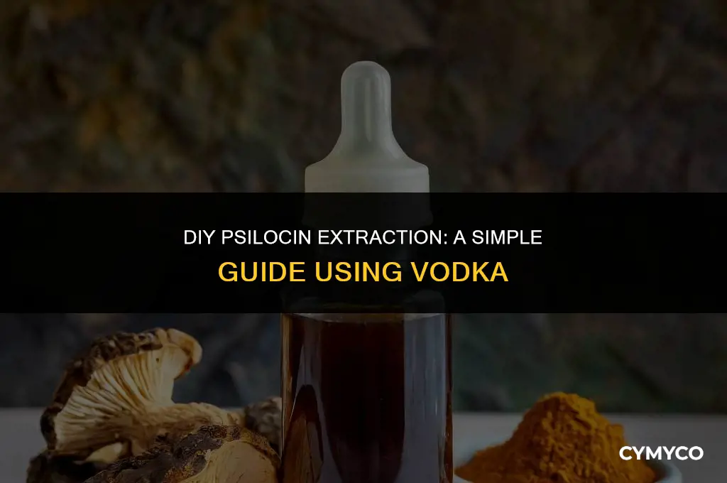 how to extract psilocin from mushrooms using vodka