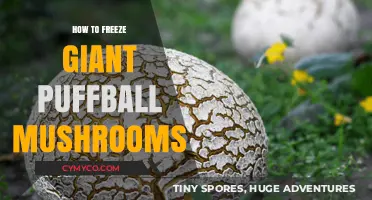 Preserving Nature's Bounty: A Guide to Freezing Giant Puffball Mushrooms