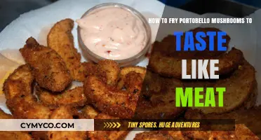 Savor the Umami: Portobello Mushrooms Fried to Perfection