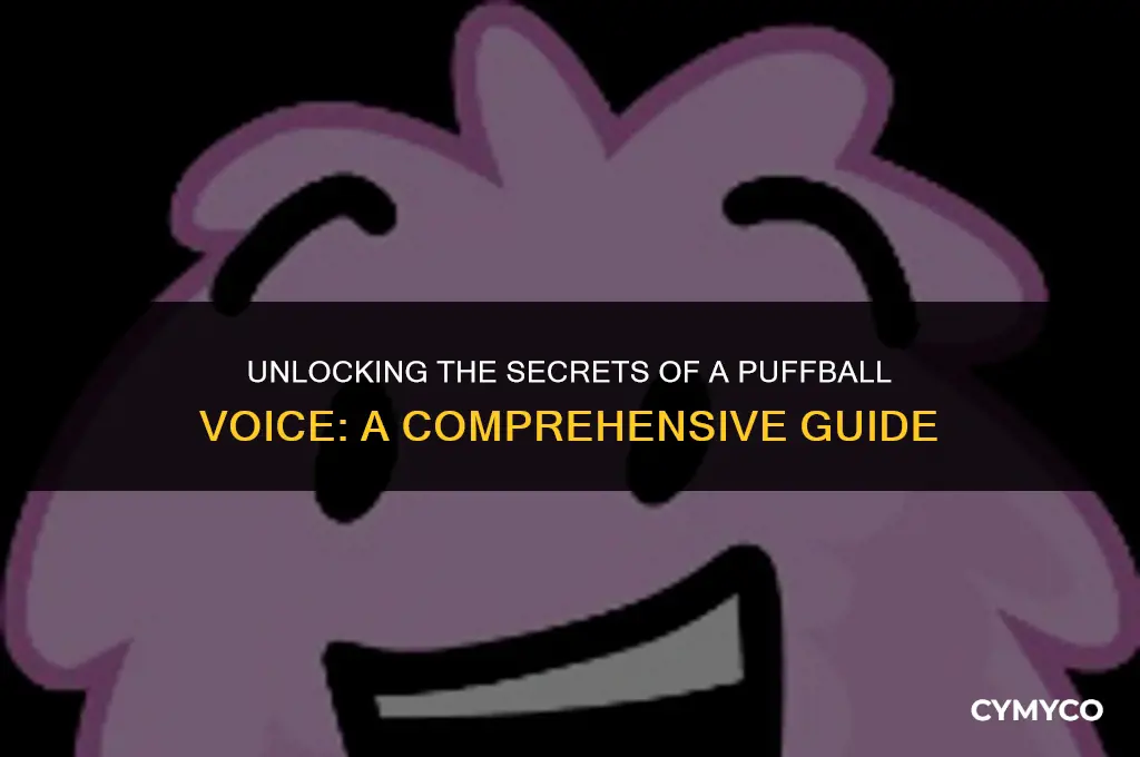 how to get puffball voice