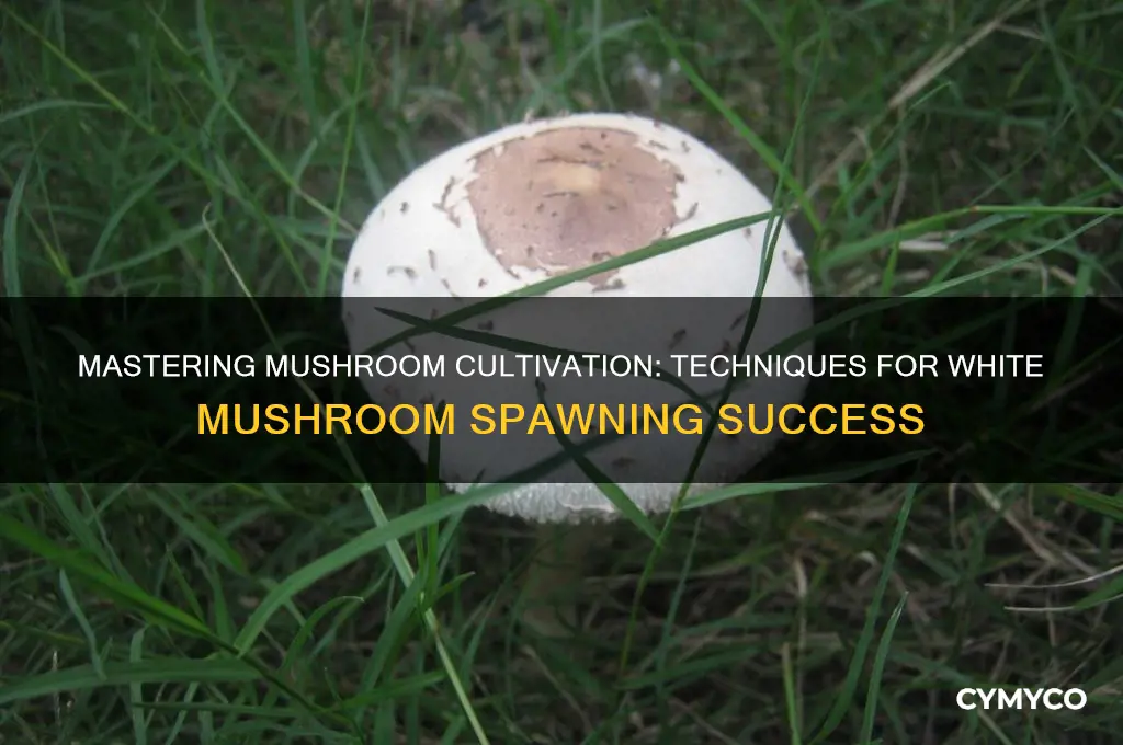 how to get white mushrooms to spawn