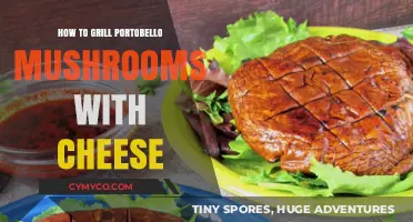 Delicious Grilled Portobello Mushrooms with Melty Cheese: A Simple Recipe