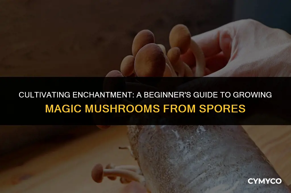 how to grow magic mushrooms from spores
