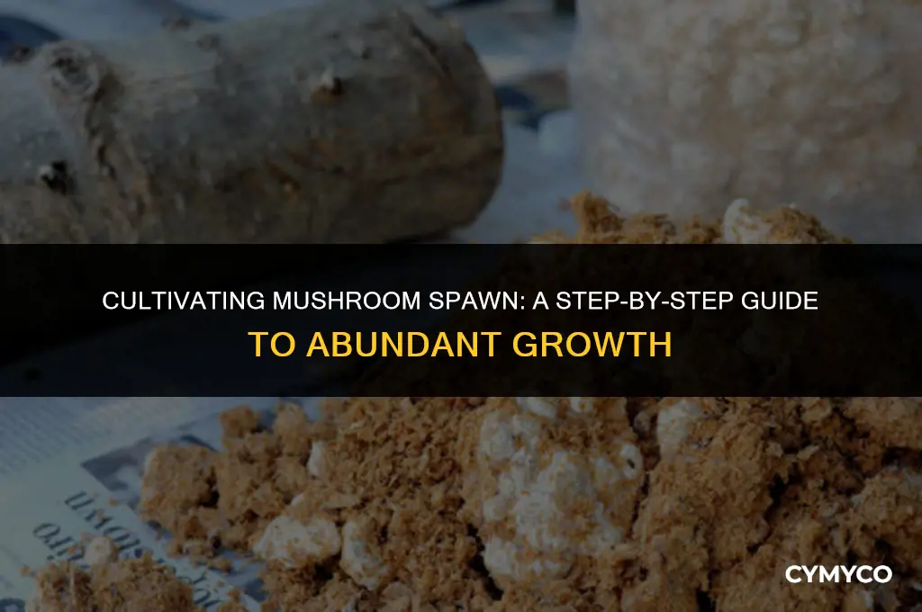how to grow mushroom spawn