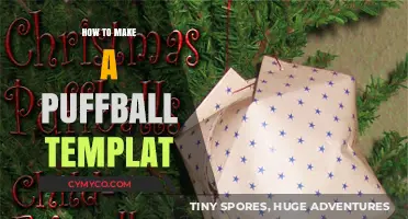 Crafting Creativity: A Step-by-Step Guide to Making a Puffball Template