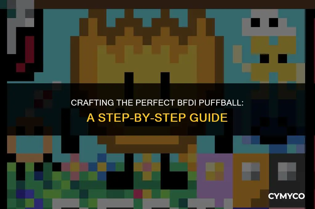 how to make bfdi puffball