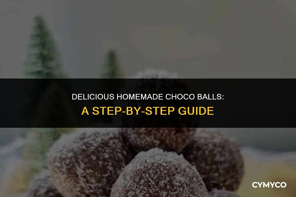 how to make choco balls