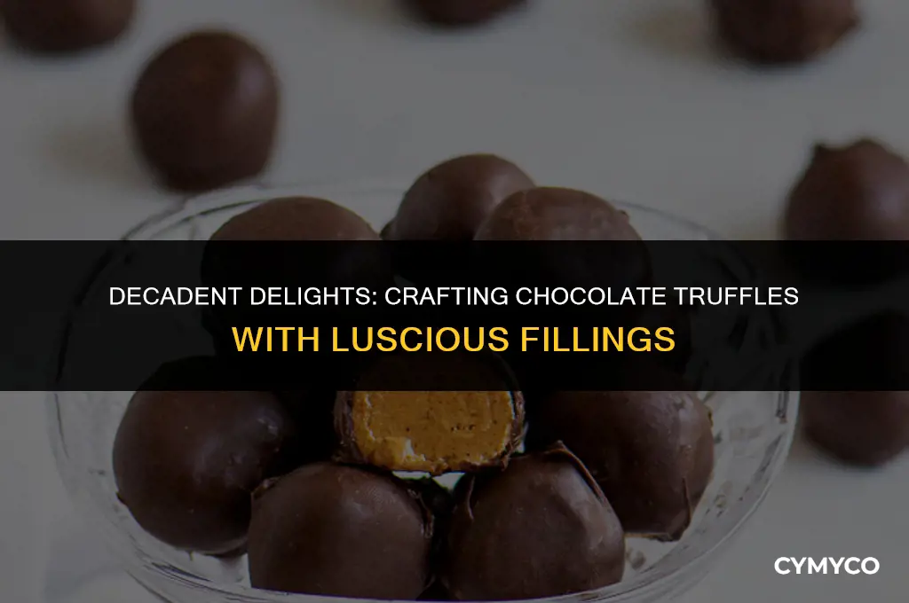 how to make chocolate truffles with filling