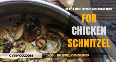 Creamy Mushroom Sauce: The Perfect Companion for Chicken Schnitzel