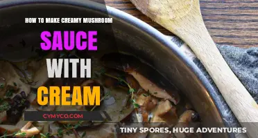 Decadent Creamy Mushroom Sauce: A Simple Recipe for Richness