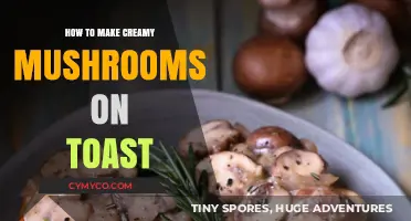 Savor the Creaminess: Mushroom Toast Delight
