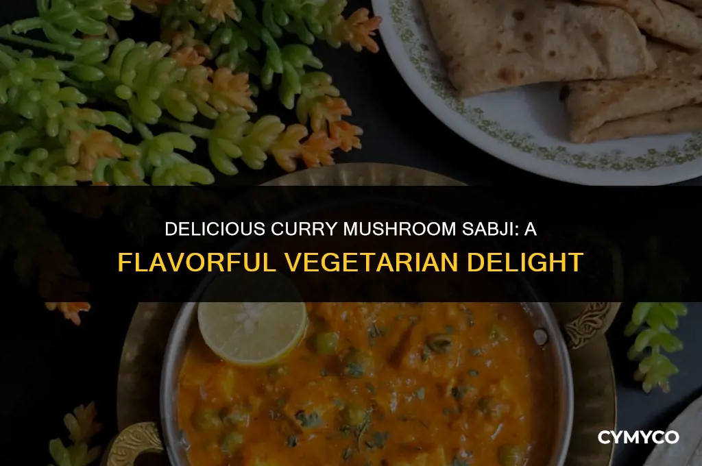 how to make curry mushroom sabji