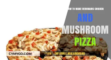 Savory Delights: Debonair's Chicken and Mushroom Pizza Recipe