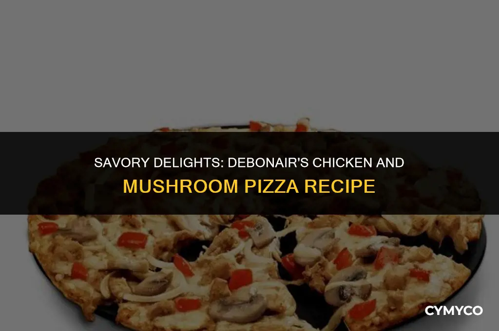 how to make debonairs chicken and mushroom pizza
