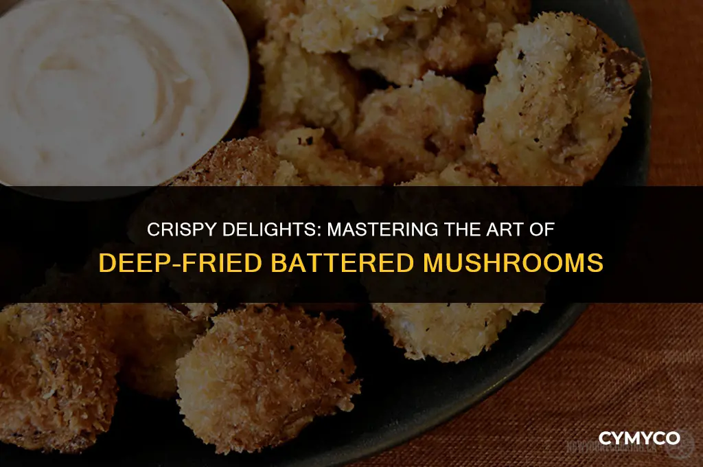 how to make deep fried battered mushrooms