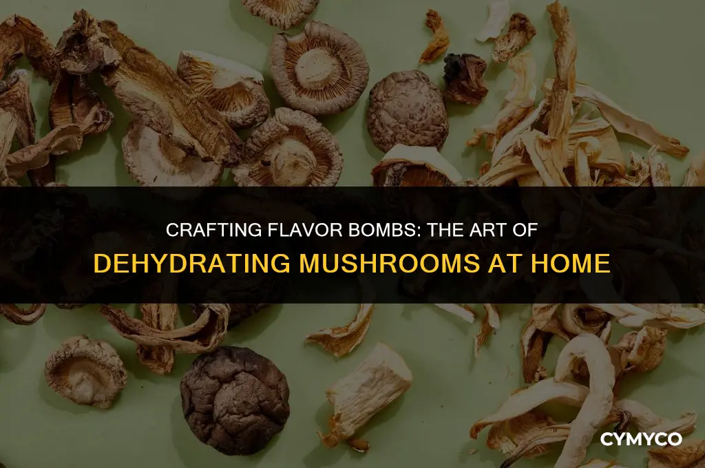 how to make dehydrated mushrooms