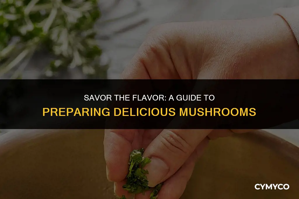 how to make delicious mushrooms