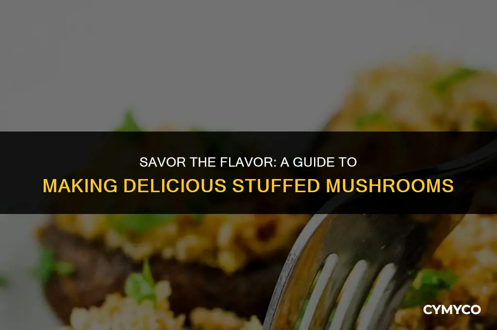 how to make delicious stuffed mushrooms