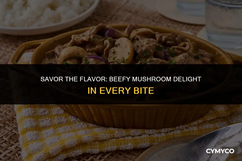 how to make delivious beefy mushrooms