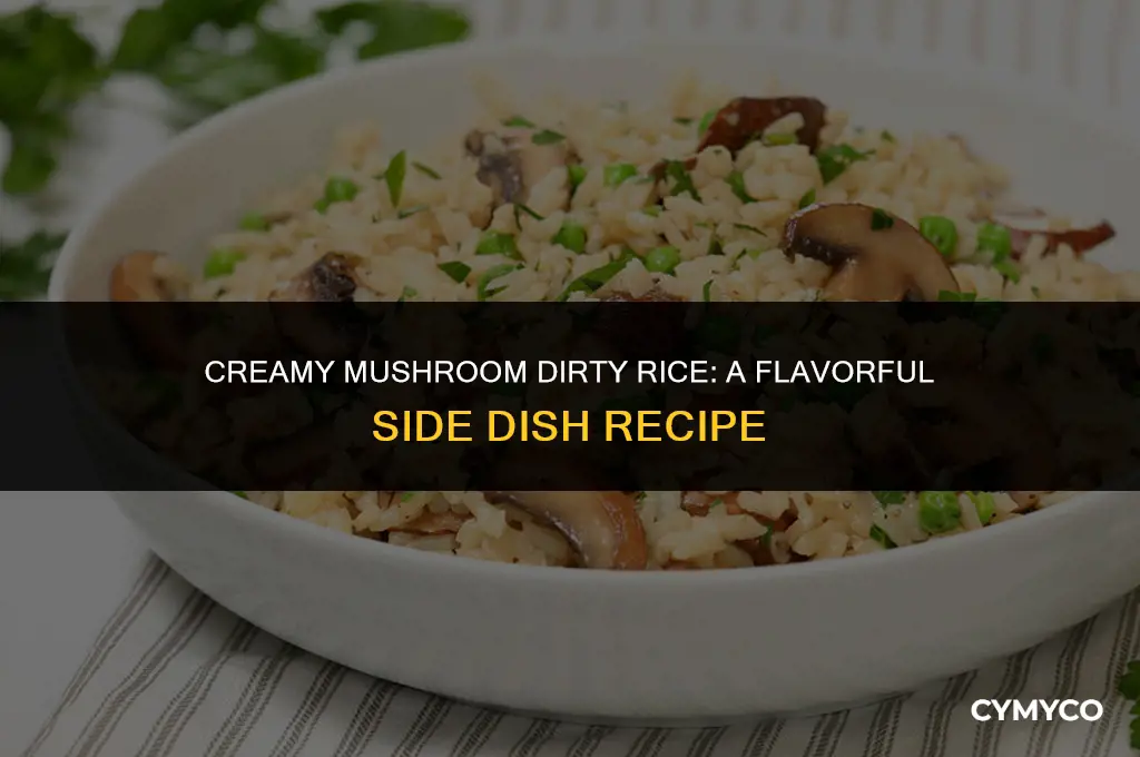 how to make dirty rice with cream of mushroom