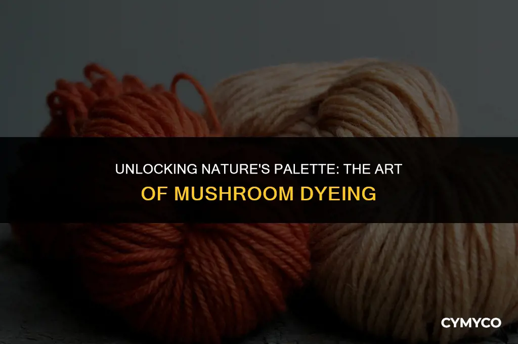 how to make dye from mushrooms