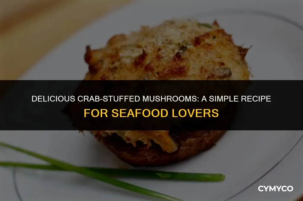 how to make easy crab stuffed mushrooms