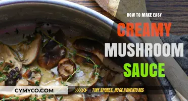 Effortless Creamy Mushroom Sauce: A Simple Recipe for Rich Flavor