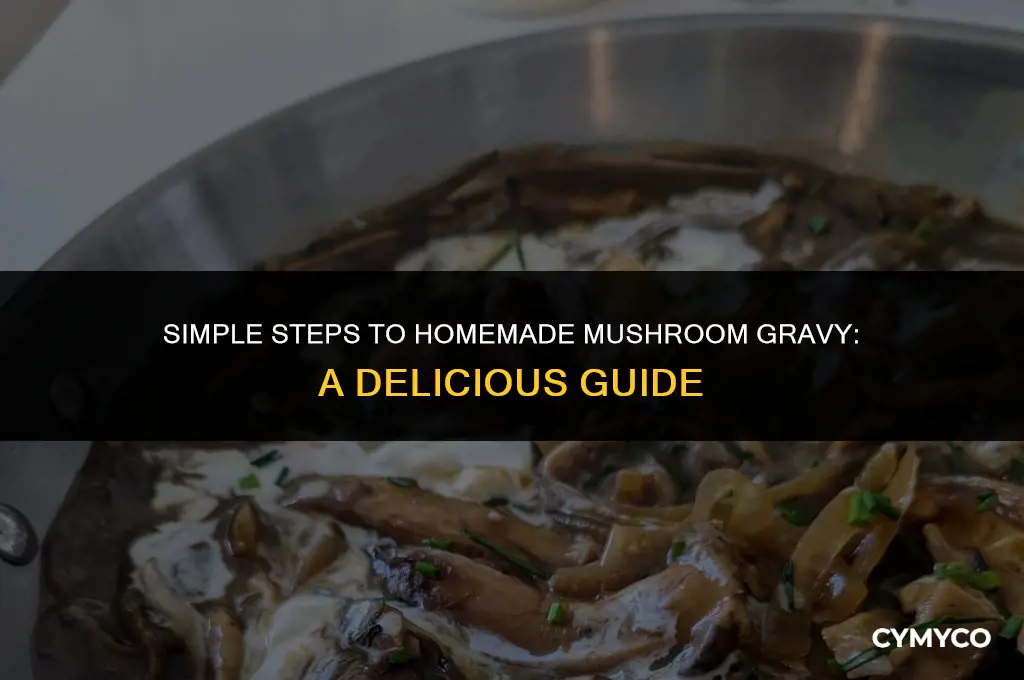 how to make easy mushroom gravy