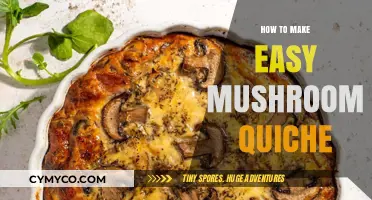 Simple and Savory: Mushroom Quiche Recipe for Beginners