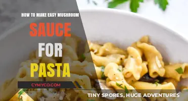 Quick and Delicious Mushroom Sauce for Pasta Lovers